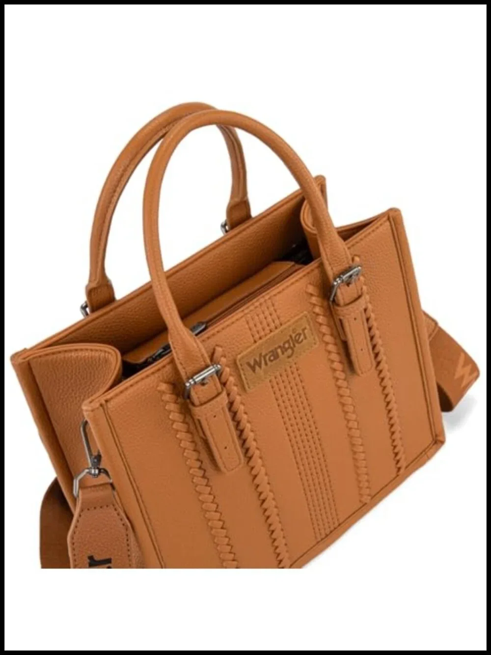PU Leather Braided Boho Tote Bag Vintage Western Satchel Crossbody with Strap